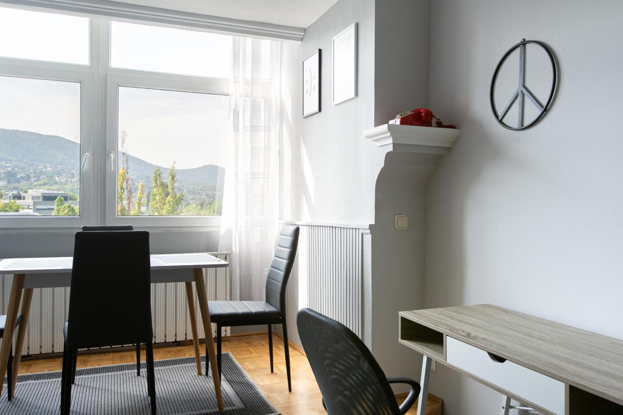 Buda Chill Cozy-stunning Panorama From Windows Budapest